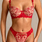 REV – Rouge Embroidery & Gold Detail Set - Rouge