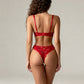 REV – Rouge Embroidery & Gold Detail Set - Rouge