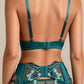 ZEM – Emerald & Ice Blue Embroidery Couture Set - Green & Blue