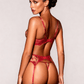 MIR – Lingerie Set Four Pieces - Rouge