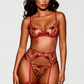 MIR – Lingerie Set Four Pieces - Rouge