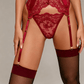 EMB – Three-Piece Lingerie Set - Bordeaux