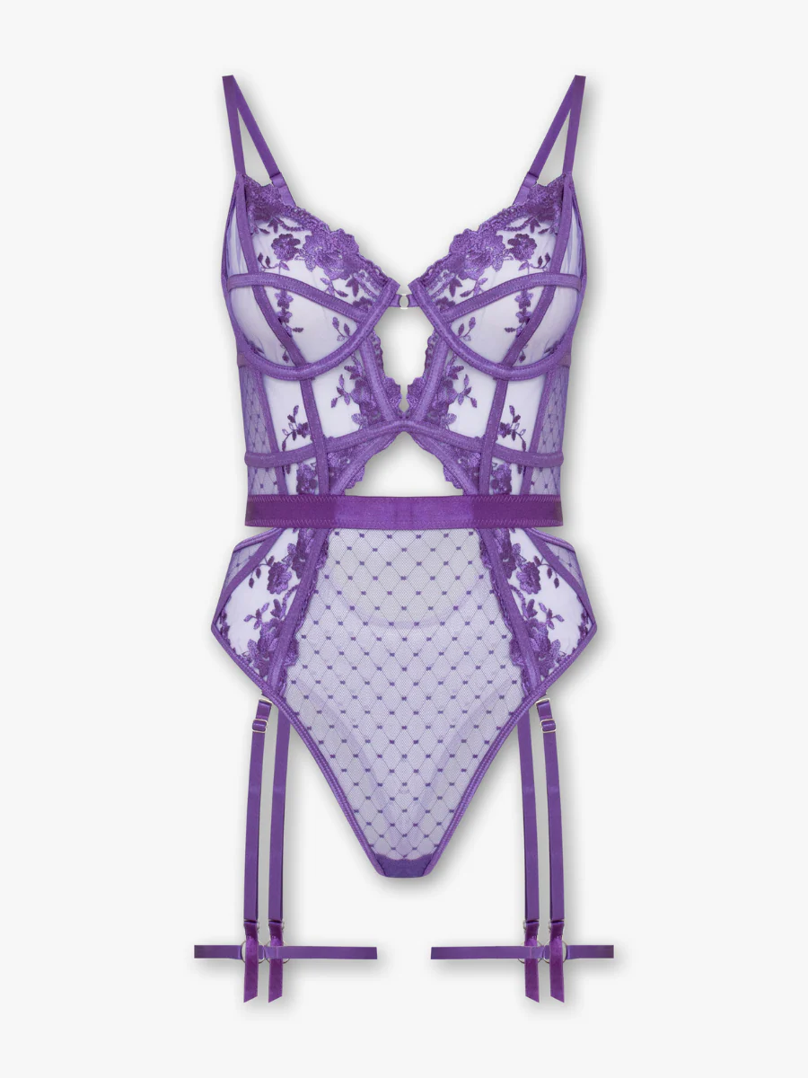 Natalia Bodysuit -  Purple