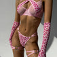 PIXIE – Heart-Embellished Playful Set - Pink