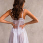 CLARA – White Sheer Lace Babydoll